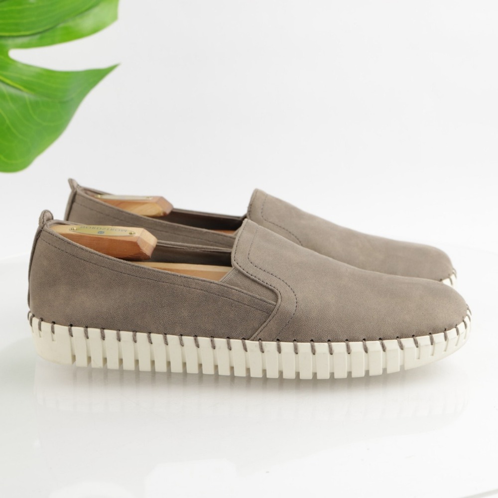 Skechers Womens Sepulveda Shoes Size 10 Brown Slip On Memory Foam Casual Walking